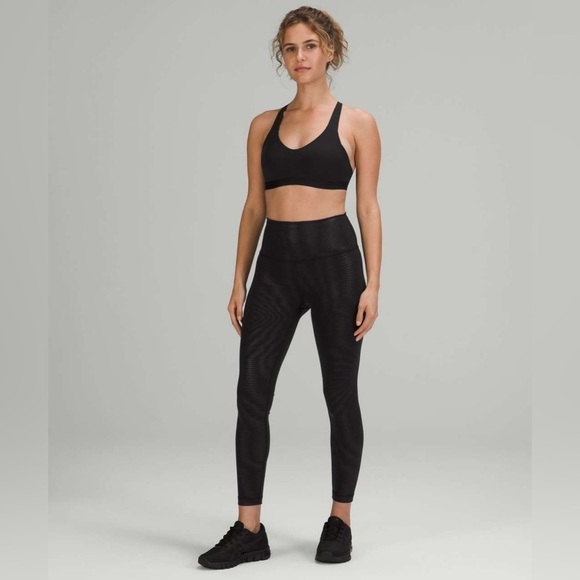 Lululemon | Women's Wunder Train High-Rise Tight 28" Shapeshifter Foil Black 2 - Picture 1 of 7